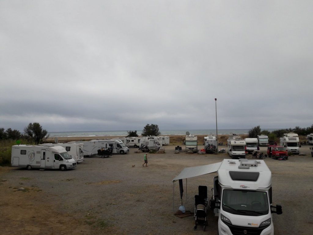  geschlossen Aire Camping Car Narbonne Plage 