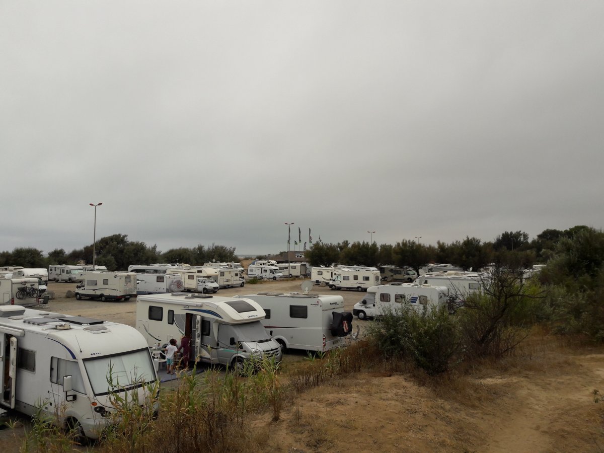  geschlossen Aire Camping Car Narbonne Plage 