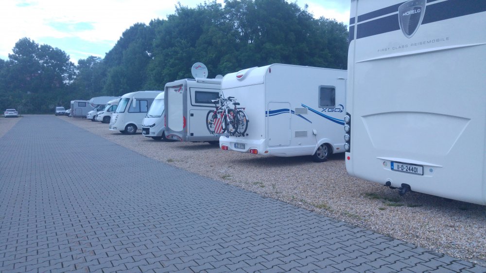 Stellplatz an der Therme Erding