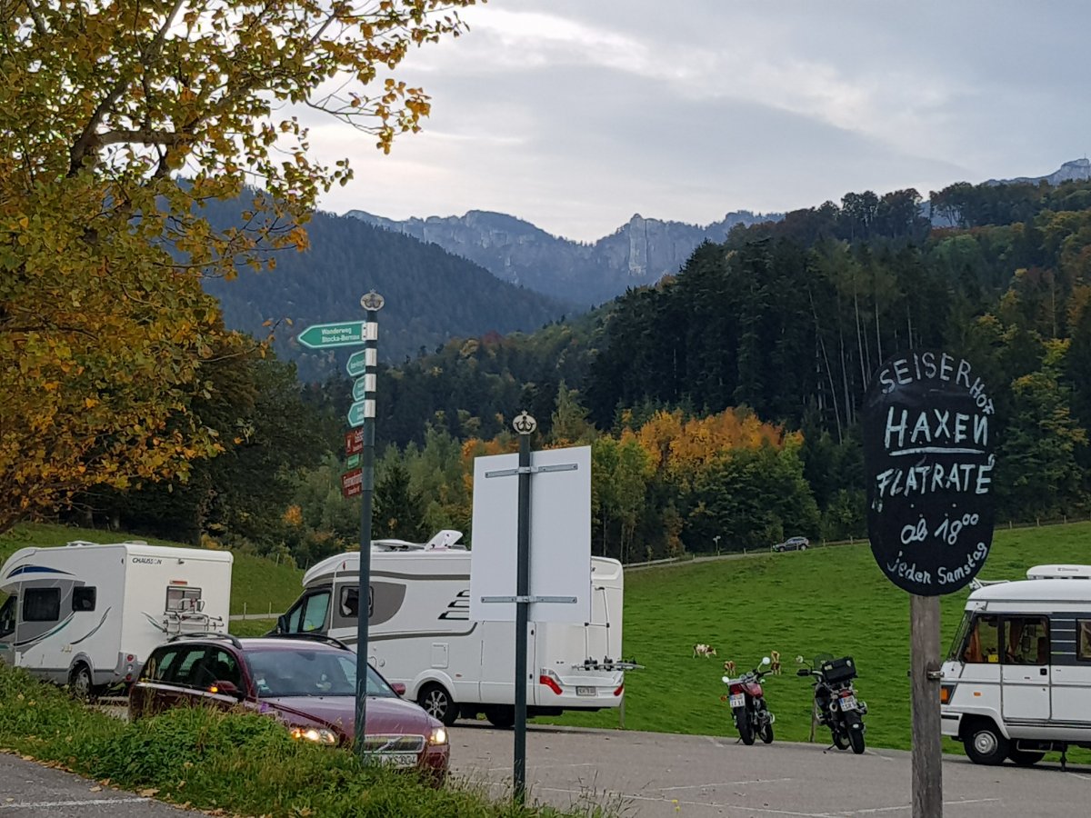 Stellplatz am Seiserhof Bernau am Chiemsee